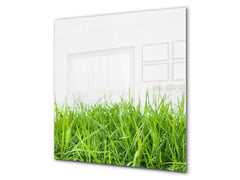 Kitchen & Bathroom splashback BS17 Green grass and cereals Series Grass Leaf Green 6