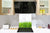 Fond en verre renforcé – Antiprojections en verre – Antiéclaboussures cuisine e salle de bain BS17 Série herbe verte et céréales: Grass Leaf Green 6
