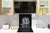 Aufkantung aus Hartglas – Glasrückwand – Rückwand für Küche und Bad BS18 Serie Eiswürfel:  Ice Cubes Black 4