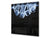 Aufkantung aus Hartglas – Glasrückwand – Rückwand für Küche und Bad BS18 Serie Eiswürfel:  Ice Cubes In Water