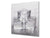Aufkantung aus Hartglas – Glasrückwand – Rückwand für Küche und Bad BS18 Serie Eiswürfel:  Ice Cubes Gray 2