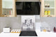 Glass kitchen splashback – Glass upstand BS18 Ice cubes Series: Ice Cubes Gray 2