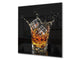Panel protector de vidrio templado – Protector contra salpicaduras – BS09 Serie Salpicaduras: Una bebida de whisky 2