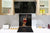 Elegante Hartglasrückwand – Glasrückwand für Küche – Glasaufkantung BS19 Serie Wein:  Wine From The Barrel 1