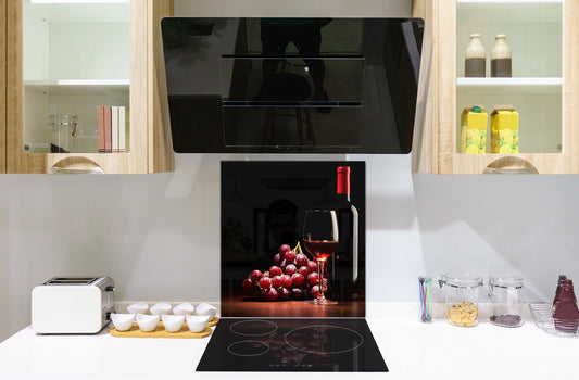 Tempered Glass backsplash – Art design Glass Upstand  BS19 Wine Series: Wine Grape