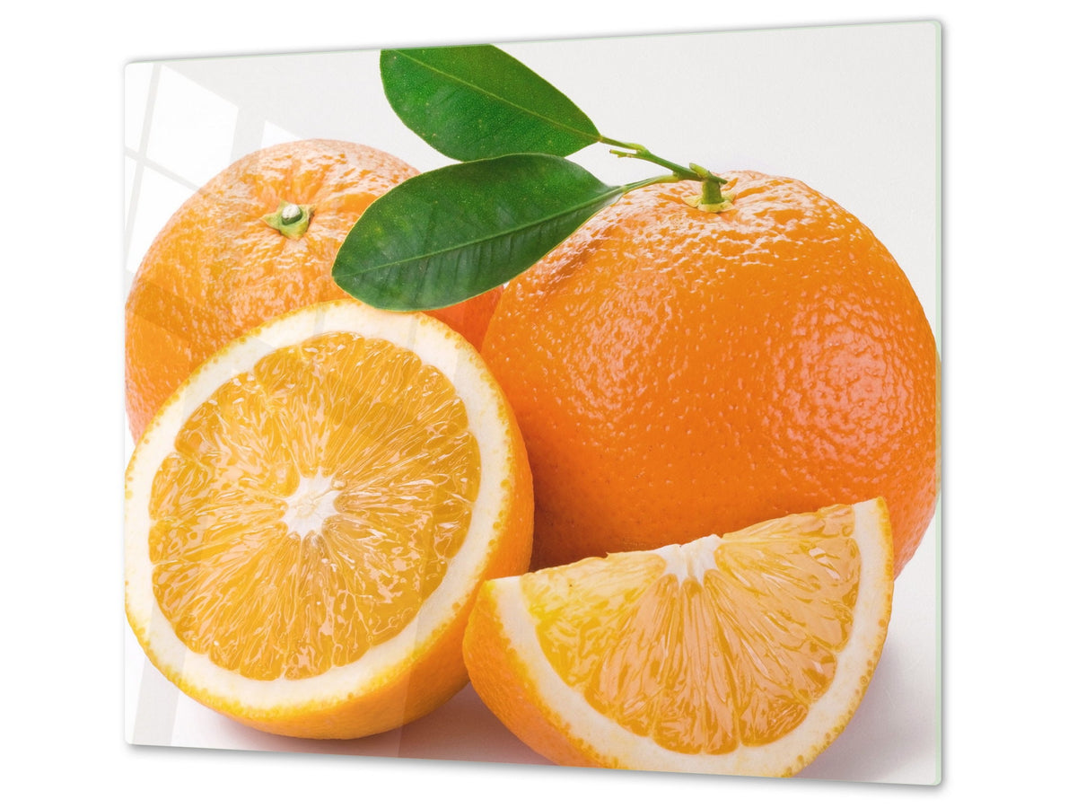 KITCHEN BOARD & Induction Cooktop Cover  D07 Fruits and vegetables: Orange 23