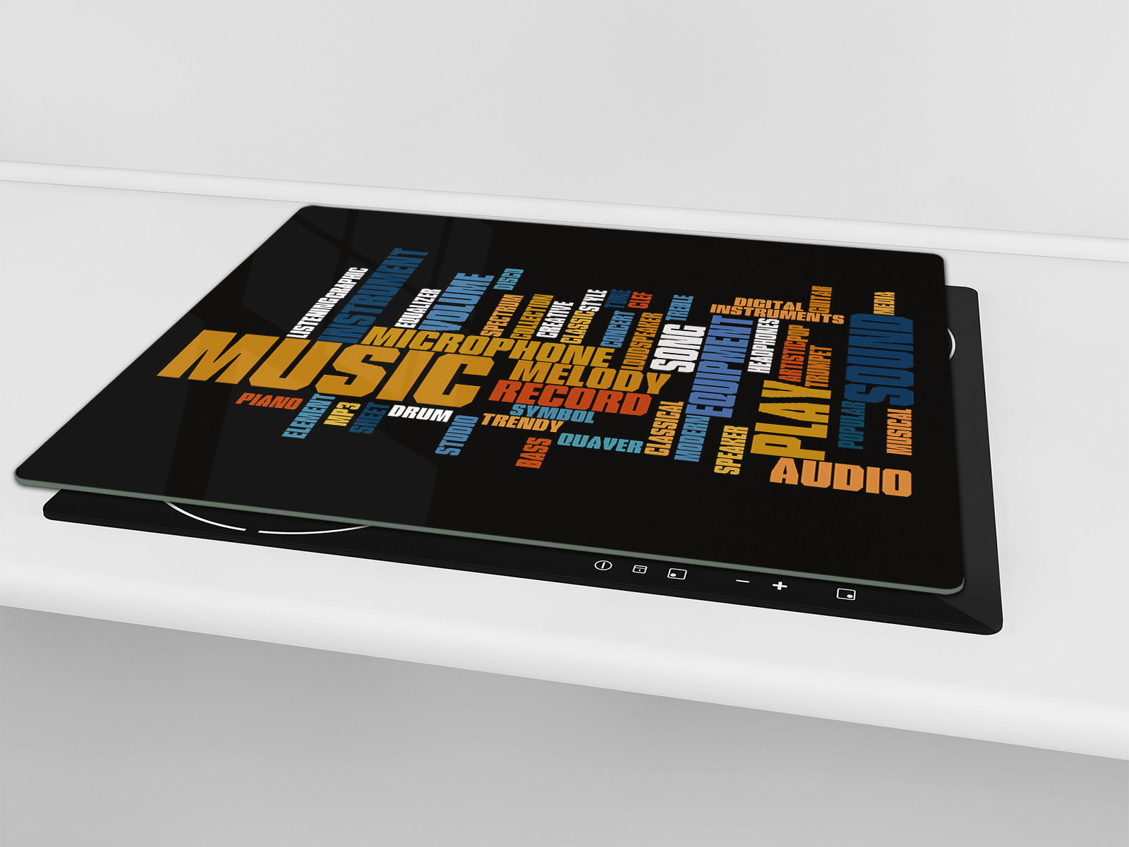 Induktionskochfeldabdeckung 60D17: Die Aufschrift 3