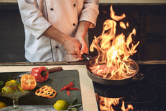 Arbeitsplattenschoner und Nudelbrett 60D02: Äpfel