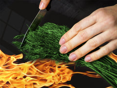 Tempered Glass Cutting Board and Worktop Saver D03 Fire Series: Fire 6