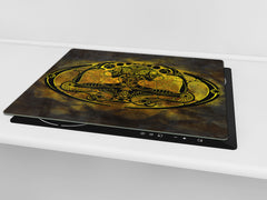 Glass Cutting Board 60D15: Egyptian figure