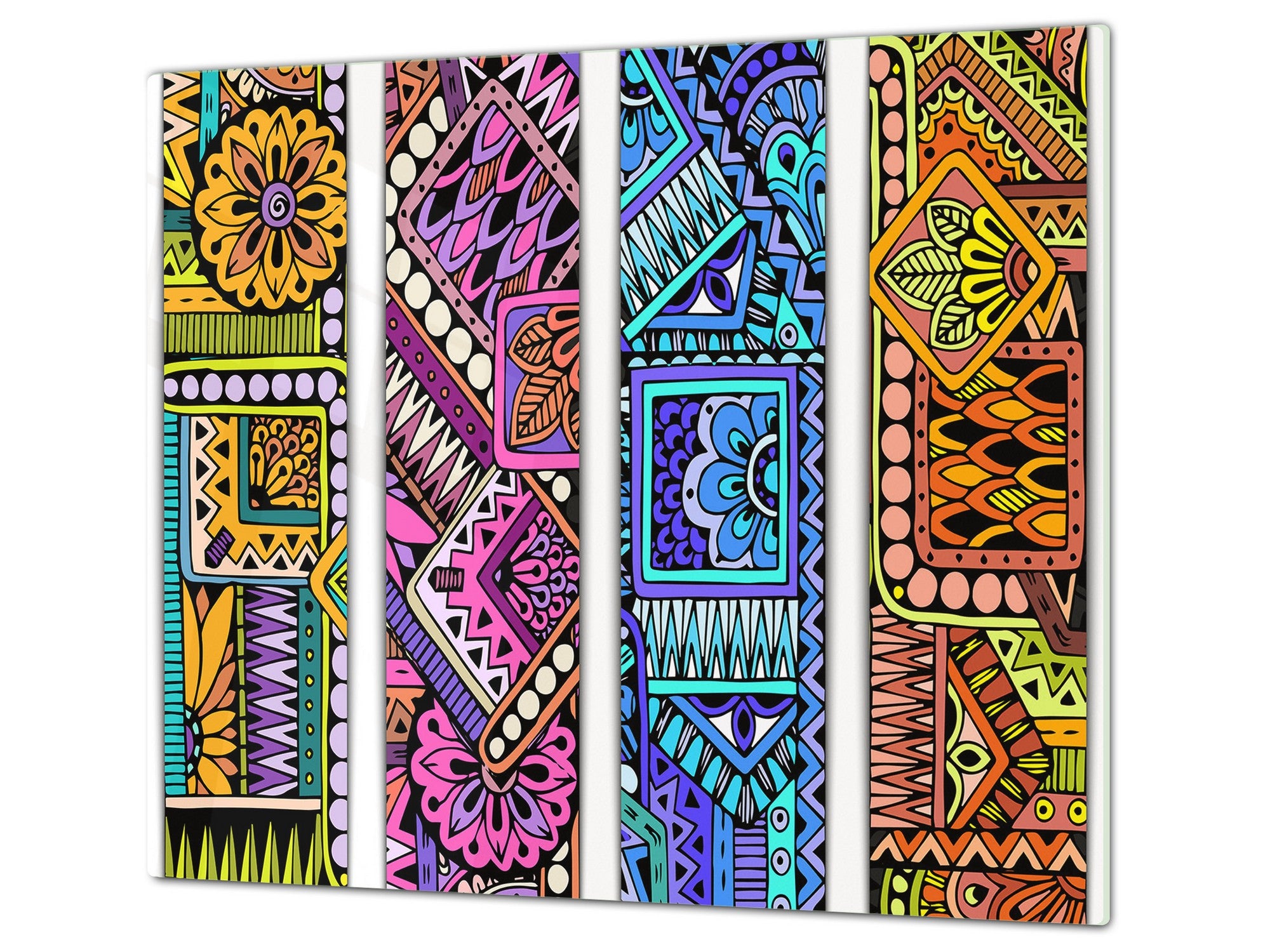 Glass stove top 60D21: Colorful mosaic 2