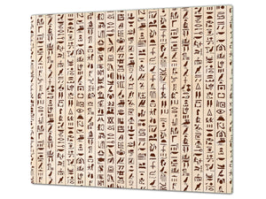Glass Cutting Board 60D15: Hieroglyphs 6