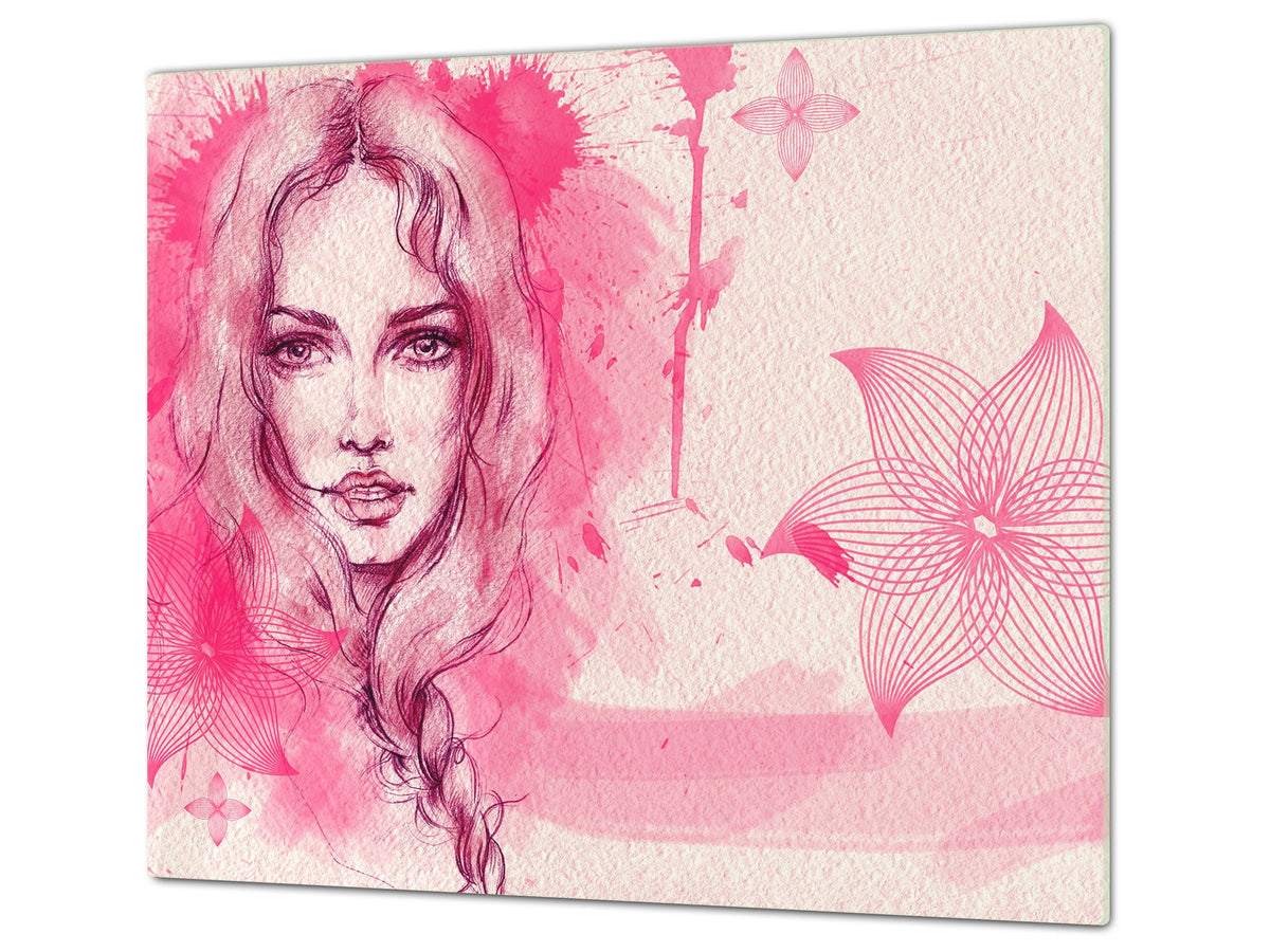 Resistant Glass Cutting Board 60D05B: Women's theme 2