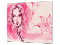 Resistant Glass Cutting Board 60D05B: Women's theme 2