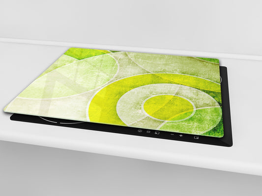 Tempered GLASS Cutting Board D01 Abstract Series: Texture 146