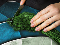 Tempered GLASS Cutting Board D01 Abstract Series: Texture 111