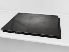 Tempered GLASS Kitchen Board – Impact & Scratch Resistant D10B Textures Series B: Dark Concrete
