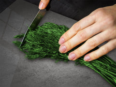 Tempered GLASS Kitchen Board – Impact & Scratch Resistant D10B Textures Series B: Dark Concrete