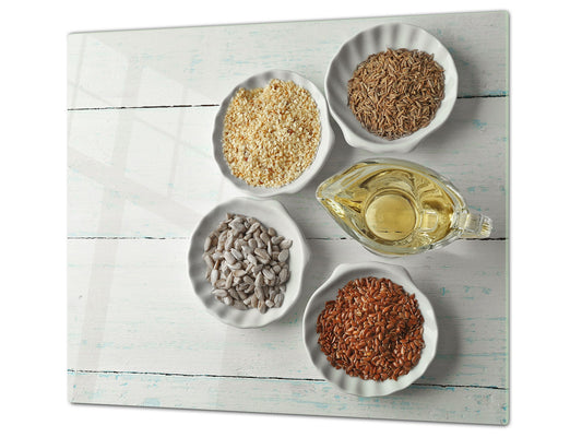 Induction Cooktop Cover Kitchen Board 60D03B: Grains 1