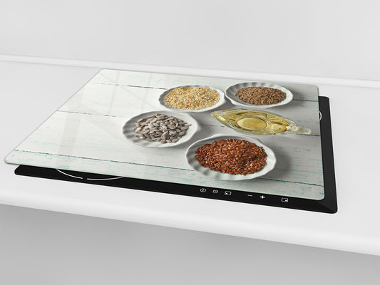 Induction Cooktop Cover Kitchen Board 60D03B: Grains 1