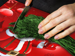 CUTTING BOARD and Cooktop Cover ;D20 Christmas Series: Red santa claus