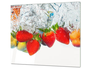 Worktop saver and Pastry Board 60D02: Strawberries