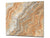 Chopping Board - Induction Cooktop Cover D21 Marbles 1 Series: Swirls of orange marble