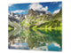Very Big Kitchen Board – Glass Cutting Board and worktop saver; Nature series DD08: Montagne 6