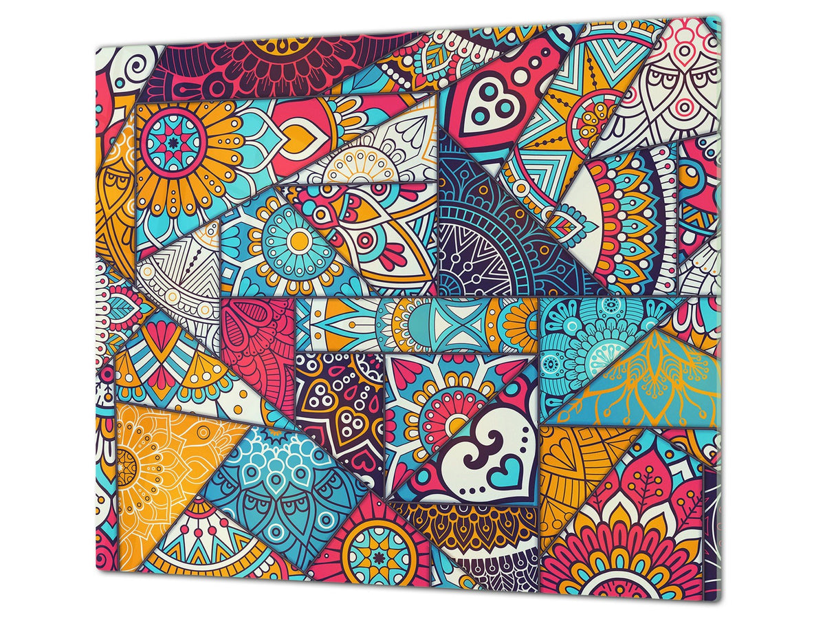 Glass stove top 60D21: Colorful mosaic 3