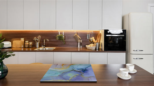 Chopping Board - Worktop saver and Pastry Board - Glass Cutting Board D23 Colourful abstractions: Colorful abstraction 1