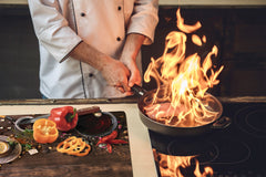 Glas-Küchenbrett 60D07: Teekanne mit Kaffee 2