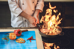 Tempered GLASS Kitchen Board – Impact & Scratch Resistant D10B Textures Series B: Texture 15