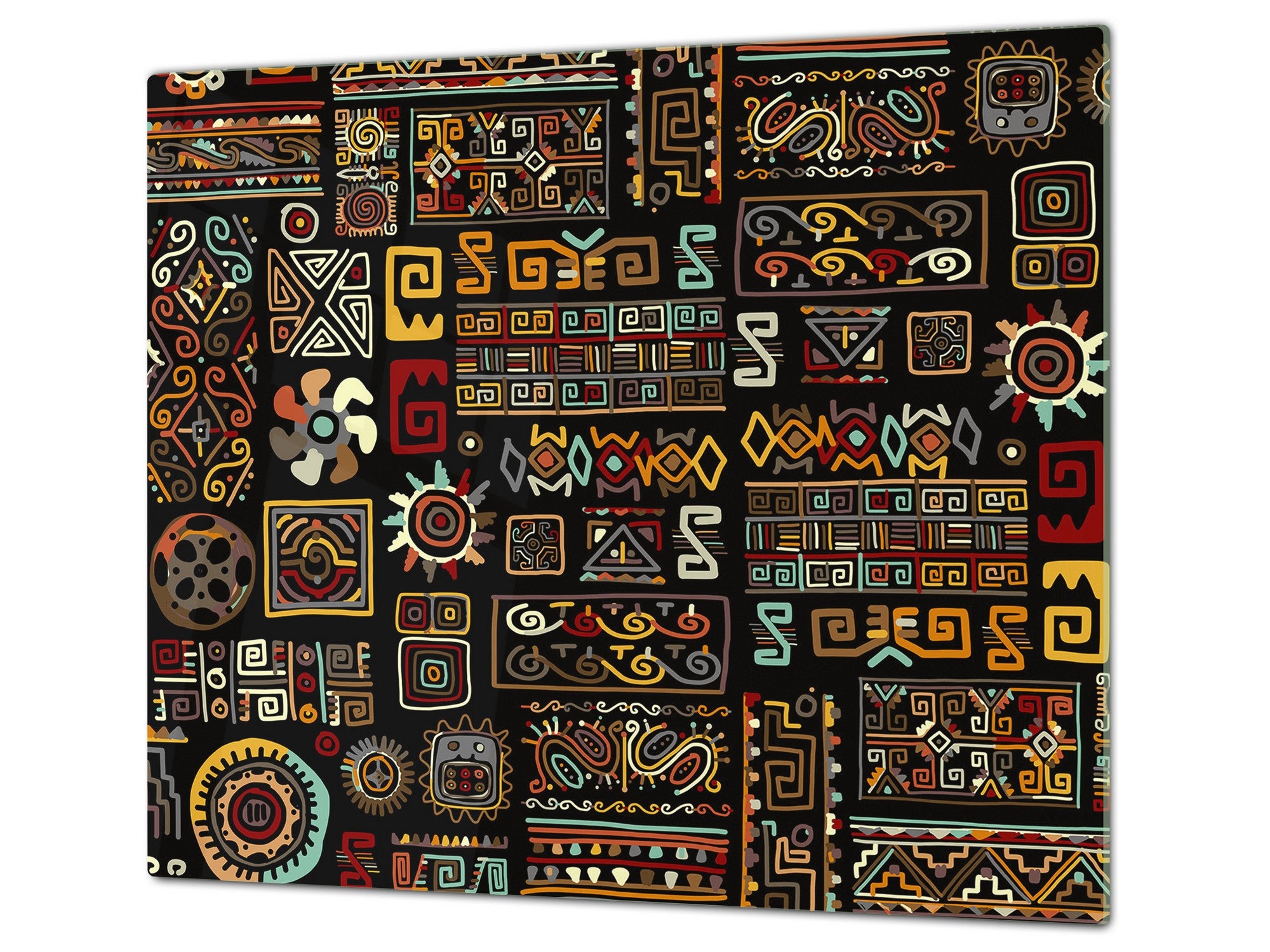 Glass Cutting Board 60D15: Egyptian symbols 2