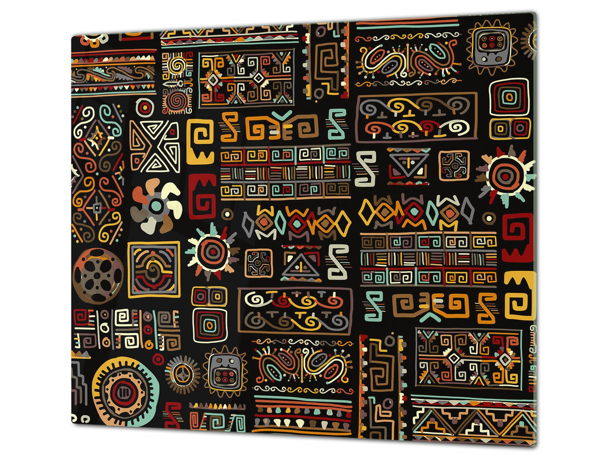 Glass Cutting Board 60D15: Egyptian symbols 2