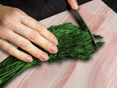 Chopping Board - Induction Cooktop Cover - Glass Cutting Board D22 Marbles 2 Series: Carrara pink marble