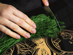 Chopping Board Set - Induction Cooktop Cover – Glass Cutting Board; MEASURES: SINGLE: 60 x 52 cm (23,62” x 20,47”); DOUBLE: 30 x 52 cm (11,81” x 20,47”); D33 Abstract Graphics Series: Ethnic spirituality