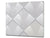 TEMPERED GLASS CHOPPING BOARD – Glass Cutting Board and Worktop Saver – Worktop protector; MEASURES: SINGLE: 60 x 52 cm (23,62” x 20,47”); DOUBLE: 30 x 52 cm (11,81” x 20,47”); D30 Decorative Surfaces Series: Metal tiles