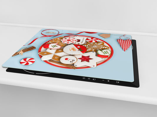 CUTTING BOARD and Cooktop Cover ;D20 Christmas Series: Christmas cookies