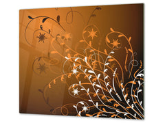 Tempered GLASS Cutting Board D01 Abstract Series: Abstract Art 4