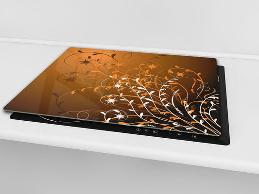 Tempered GLASS Cutting Board D01 Abstract Series: Abstract Art 4