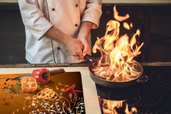 Tempered GLASS Cutting Board D01 Abstract Series: Abstract Art 4