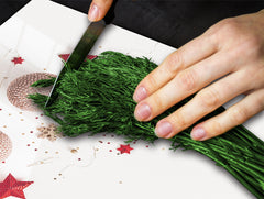 CUTTING BOARD and Cooktop Cover ;D20 Christmas Series: Christmas balls and stars