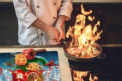 CUTTING BOARD and Cooktop Cover ;D20 Christmas Series: The house of the goblin