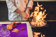 Glass stove top 60D21: Moroccan pattern 1