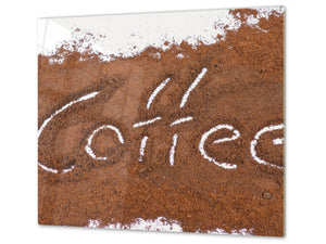 Kochplattenabdeckung Stove Cover und Schneideplatten D05 Coffee Series: Coffee 141