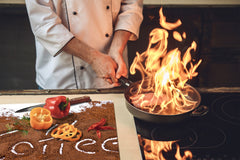 KITCHEN BOARD & Induction Cooktop Cover D05 Coffee Series: Coffee 141