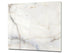 Tempered GLASS Kitchen Board – Impact & Scratch Resistant; D22 Marbles 2 Series: White marble design