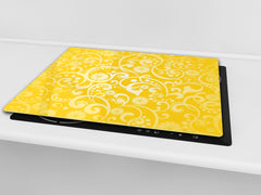 Tempered GLASS Kitchen Board – Impact & Scratch Resistant D10B Textures Series B: Texture 79