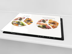 Tempered GLASS Cutting Board 60D16: Diet & Reality