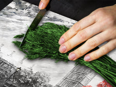 UNIQUE Tempered GLASS Kitchen Board 60D05A: Big Ben 1